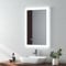 EMKE 400 X 600 mm Illuminated Backlit LED Bathroom Mirror, Wall Mounted Multifunction Bathroom Vanity Mirror with Lights and Demister Pad, Energy-Saving Illuminated Smart Mirror