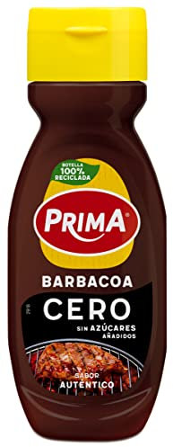Prima salsa barbacoa Cero sin azúcares añadidos. 265 g