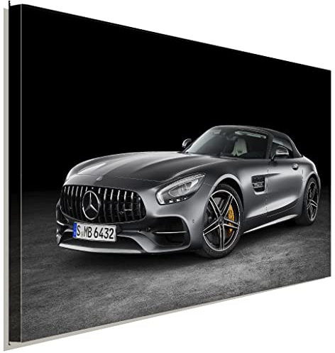 AK ART Mercedes AMG GT Leinwandbild Kunstdruck Mehrfarbig Wandbild Wanddeko (40x30 cm)