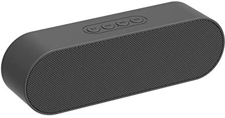 DEZARO Portable Car Wireless Bluetooth Audio Subwoofer (Color : Silver Gray)