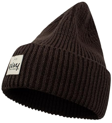 Eivy Damen Easter Rib Wool Beanie-Mütze, Black, One Size