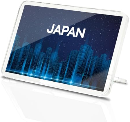 Classic Rectangle Magnet with Stand - Japan City Skyscrapers Night - Fridge Locker Office Whiteboard Toolbox #60682