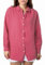 Sublevel Langarm Musselin Bluse mit Kentkragen - Damen Muselin Oversize Bluse, Baumwolle, Knopfleiste in verschienden Farben pink L/XL