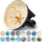 M. ROSENFELD HOME Universal Waschbeckenstöpsel 40mm mit Motivder Strand - Strand Chrom Abflussstopfen – aus Messing, Universal mit Gummi für Waschbecken im Bad und Bidets - Excenterstopfen