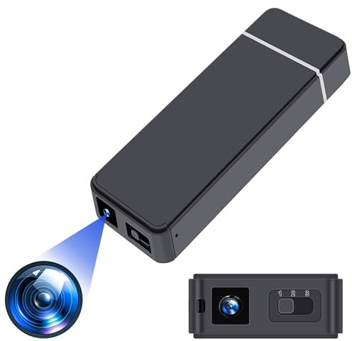HGYGHO 64GB Mini Cámara USB Flash Drive, 1080P Cámara de Vídeo Pequeña Memoria USB con Detección de Movimiento, Mini Camara de Seguridad de Vigilancia con Grabado Unidad Flash para Hogar Oficina