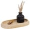SPESHSTONES Travertine - Bandeja de tocador de 9.75 pulgadas hecha a mano para accesorios de encimera, bandeja decorativa de joyería y perfume para organizadores de tocador y decoración de mesa de
