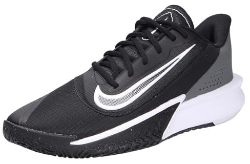 NIKE Herren Precision 7 Sneaker, Black/White/Iron Grey/Smoke Gr, 44 EU