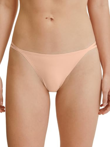 Calida Sleek Skin Tanga-Slip, Low Cut Damen, für empfindliche Haut, leichtes Material