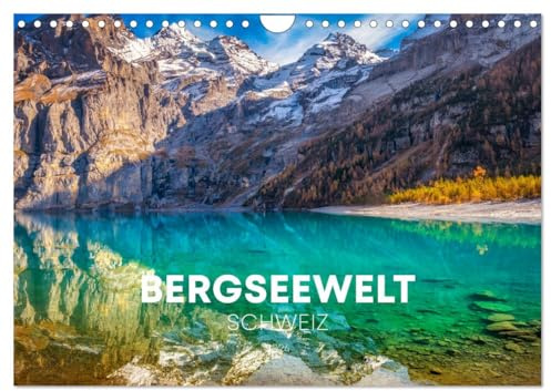 Wunderwelt Schweiz (Wandkalender 2026 DIN A4 quer), CALVENDO Monatskalender: Landschaftsfotokalender mit den schönsten und beeindruckendsten Bergseelandschaften der Schweiz. (CALVENDO Natur)