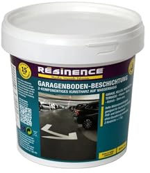 Resinence Garagenboden-Beschichtung Seidenmatt 500ml/2L Innen außen Farbwahl (Naturstein 2 Liter)