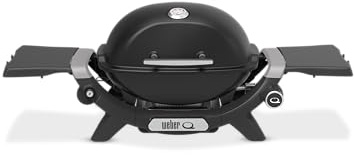 Weber Q 1200N Gasgrill mit Seitentischen