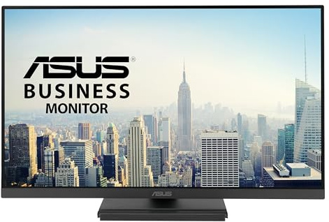 ASUS VA279QGSE 27 Zoll FHD IPS 120Hz Business Monitor | Rahmenlos, Adaptive-Sync, 1 ms, HDMI, DisplayPort, VGA, Low Blue Light, flimmerfrei, ergonomisch