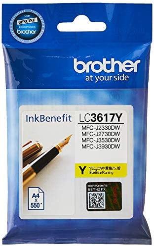 Brother LC3617Y Original Ink Cartridges Pack of 1