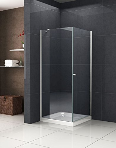 Duschkabine DETO-FIX 90 x 90 x 190 cm ohne Duschtasse