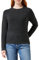 VERO MODA Damen VMDOFFY LS O-Neck Blouse GA NOOS 10201022, Black/Melange, M