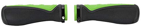 VGEBY Fahrradgriffe, Rutschfester Gummi Lenkerendengriffe Ergonomisch Mountainbike Griffe für 22 mm Lenker Fahrradzubehör (Grün+Schwarz)