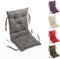 sunnypillow Bankauflage Stuhlkissen Bankkissen 50 x 50 x 50 cm Sitzkissen und Rückenkissen für Hollywoodschaukel Polsterauflage Auflage für Gartenbank viele Farben und Größen zur Auswahl Grau