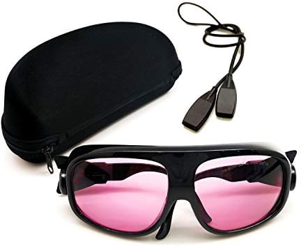 MCWlaser Laser Schutzbrille Brille 750-850 & 765-830nm Safety Glasses Goggles Typisch für 755nm 808nm Absorptionstyp EP-18 Typ 2