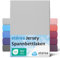 etérea Jersey Spannbettlaken 180x200cm - 200x200cm Silber bis 25 cm Höhe - 100% Baumwolle Spannbetttuch Oekotex - Bed Sheets Leintuch Bettbezug - Bettlaken 180x200 cm - 200x200 cm - Silver