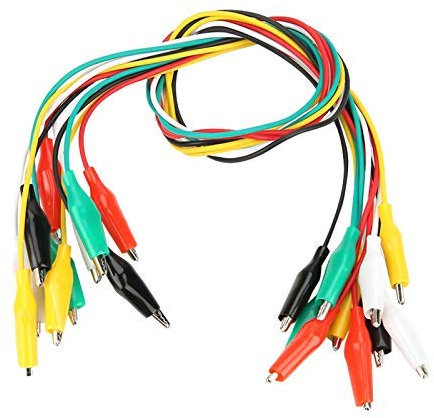 Akozon Clip Cable 10 Stück 50cm Clip Nummer 35mm Double-Ended Clips Kabel