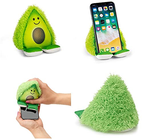 Plusheez Handyhalter 2-in-1-Telefonständer mit Mikrofasertuch Bildschirmreiniger Universeller Telefonständer für Kinder, Kinder und Erwachsene Kompatibel mit eReader/Kindle/Smartphone/kleinem Tablet