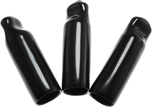 Namvo 10Pcs Black Beer Faucet Caps Rubber Sleeve Cover Keg Tap Cap for Kegerator Plug Covers Beer Production Accessory