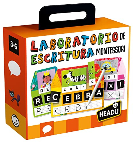 Headu - Laboratorio de Escritura Montessori | Juegos Infantiles para Niños 3 Años | Aprende a Leer y Escribir | Pictogramas Autismo Español