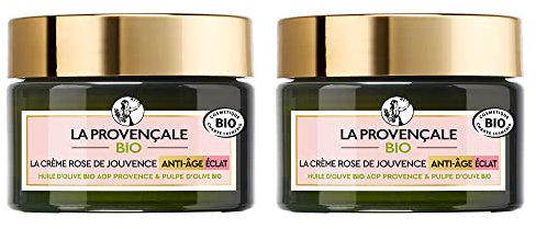 La Provençale Crème de Jouvence Crème Anti-Âge Éclat certifiée bio lot de 2