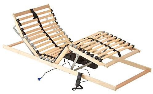 Coemo 7-Zonen Lattenrost Ergo mit Motor Kopf- und Fußteil elektrisch verstellbar Bausatz 90 x 200 cm