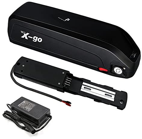 (UK Warehouse) 48V 13Ah Ebike Power Pack – Lithium Ion with 4 Pin Mount, USB Port, Charger and Safe Lock – High Capacity Battery Replacement for 250W to 1000W Motors – Stable Long Range Performance