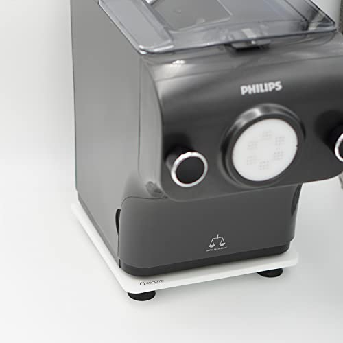 coolina Premium Gleitbrett Rollbrett Gleiter Slider - passend für Philips Pastamaker Avance - aus Acryl (Weiß)