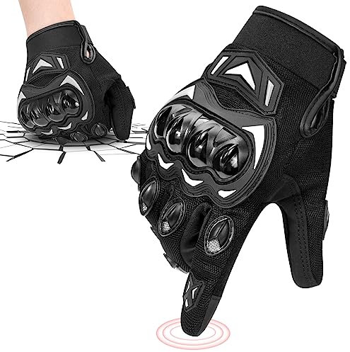 LFZXKJKJ Motorradhandschuhe, Sommer Motocross Handschuhe mit Touchscreen Handschuhen für Motorrad-Rennen, Mountainbike, Klettern, Jagd, Roller und andere Outdoor-Sportarten (M)