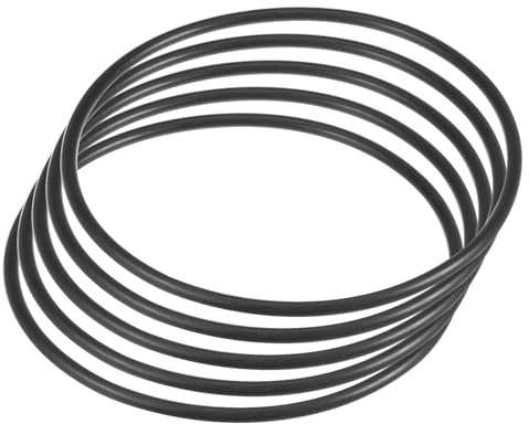 sourcing map 5 Pcs Universal Sewing Machine Motor Stretch Belt 440mm 17 Perimeter, 3/16 (5mm) Belt Thick for Sewing Machine Motor Seal Repair