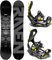 RAVEN Snowboard Set: Snowboard Mystic + Bindung Fastec FT360 Lemon (150cm + FT360 Lemon L)