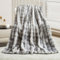 GKXLH Kuscheldecke Flauschig Decke - Weiche Plüsch Kuscheldecke, Fuzzy Kuschelig Decke Bettdecken, 1200GSM Kaninchen Kunstfell Leichte Decken Warme Flauschige Decke für Couch Bett Sofa (130x160cm)