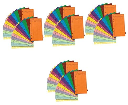 DIYEAH 96pièces Enveloppes Budget Colorées Organisateur De Finances Avec Enveloppes Détachables Pour Suivi Des Dépenses Et Objectifs Financiers