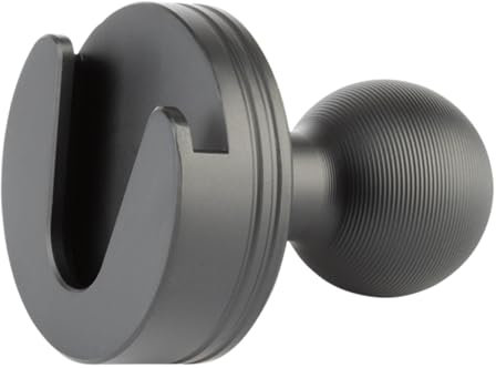 Bulletpoint Mounting Solutions Aluminum Handheld CB Radio Mic Holder Mount with Integrated 20mm Ball