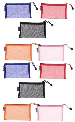STOBOK 2 Sets Elegante Beuteltasche Mehrzweck-reiseaufbewahrung Für Bleistifte Kugelschreiber Kosmetik Büro Schulabschlussgeschenk 5 Stück * 2