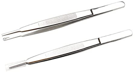 Edelstahl Pinzette Brillen Reparatur Werkzeug Set 2 Stück Brillen Schraubpinzette Für Labor Industrie Handwerk Pinzettenzange