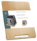Igma Bandeja Deslizante de Madera Natural para Cafetera y Electrodomésticos - Tabla Deslizante Elegante y Resistente para Cocina - Soporte Deslizante de Bambú (L)