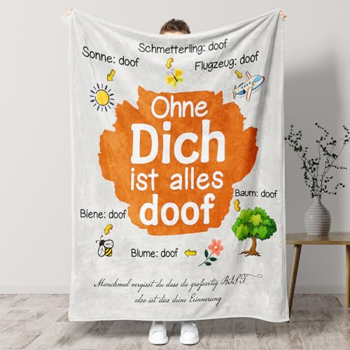 TheGiffter Geschenke für Frauen, Kuscheldecke Spirituelle Frauen Geschenk zum Weihnachten Geburtstag Valentinstag, Geburtstagsgeschenk für Frau Beste Freundin Schwester Kollegen Erzieherin Decke