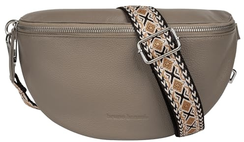bruno banani Gürteltasche Echt Leder Damen Crossbody für Smartphone | praktische Festivaltasche | stylische Hüfttasche für Reisen