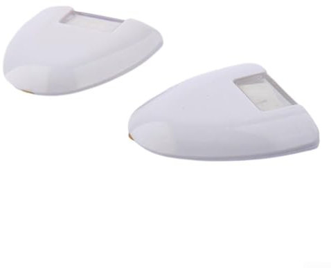 Honseadek Marcatore triangolare a gesso con rotella in metallo per marcatura di motivi professionali per sartoria strumento di sartoria lavabile accessorio per marcatura tessuto bianco rosso