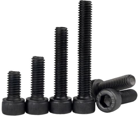 Vis à tête creuse hexagonale de qualité 12.9, filetage complet M2-M24