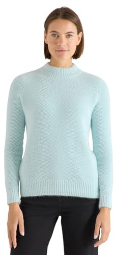 CECIL Jacquard Pullover Light Foam Blue XL
