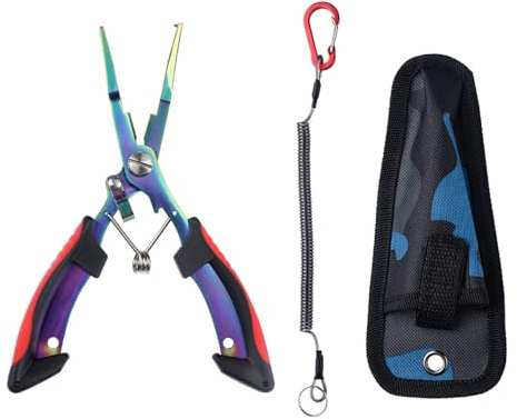 NPXUAMTJ Angeln Haken Entferner Linie Cutter Multifunktionale Lip Zange Fisch Grip Grabber Fisch Mund Klemme Angelschnur Schneiden Schere