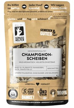 Bremer Gewürzhandel Champignonscheiben, getrocknete Pilze, aromatisch, leicht Umami, 30g