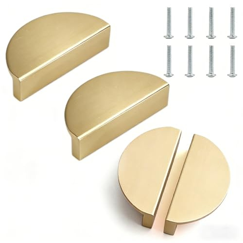 FISH DRAGATE 4 pcs tiradores cocina,tirador cobre para muebles,tiradores armarios,botones cajones con tornillos de montaje,pomos redondas para gabinetes,para hogar, cocina