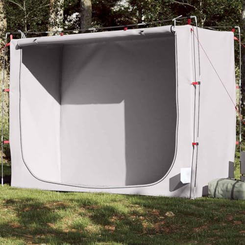Storage Tent with Polyester, Camping Organiser, Grey, 220x79x155 cm