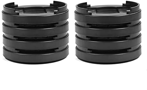 Furniture Risers, 8-Piece Stackable Bed Raising Blocks, Non-Slip Support for Table, Desk, Sofa, Chair, Black